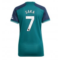 Camiseta Arsenal Bukayo Saka #7 Tercera Equipación Replica 2023-24 para mujer mangas cortas